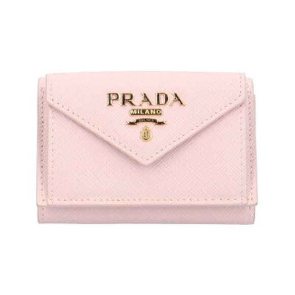 Prada Saffiano Tri fold Wallet Leather - Picture 1 of 5